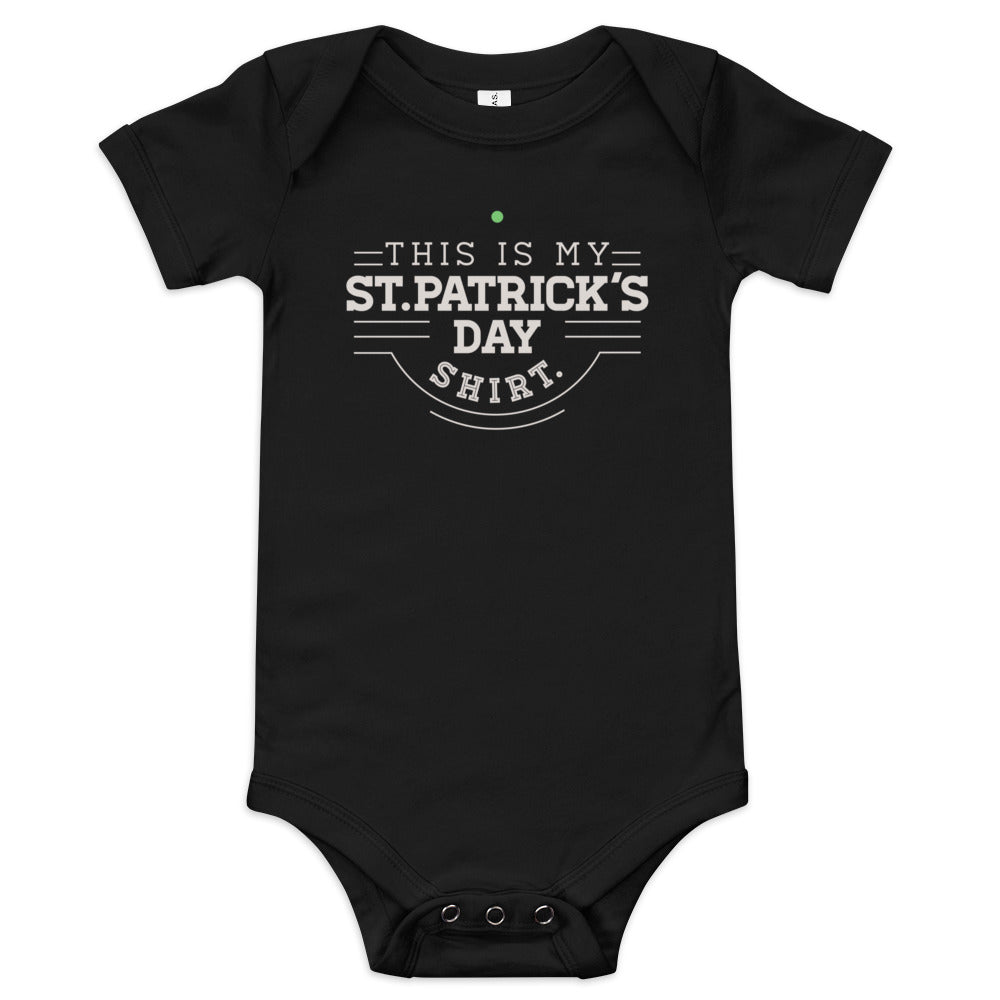 This Is My St. Patrick's Day Shirt Kid's Onesie product image 1