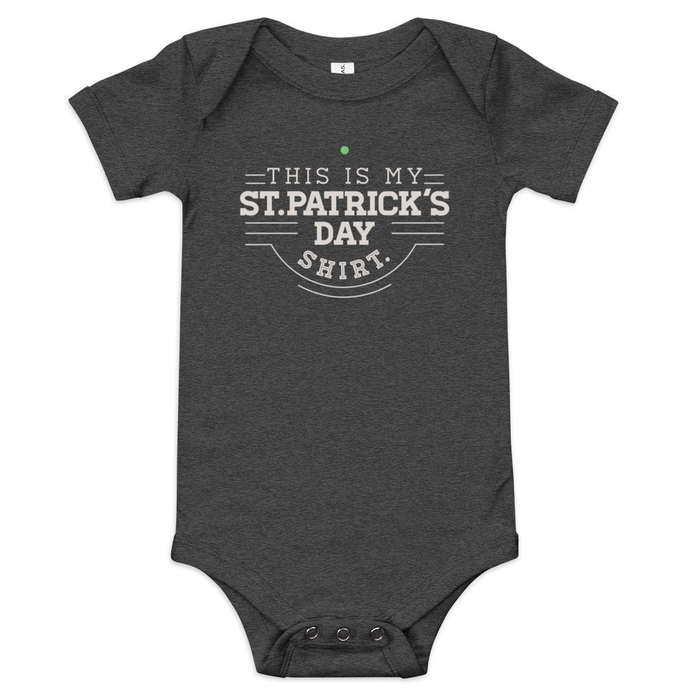 This Is My St. Patrick's Day Shirt Kid's Onesie product image 2