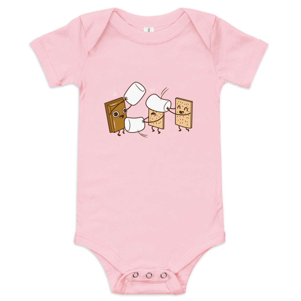How S'mores Are Made Kid's Onesie