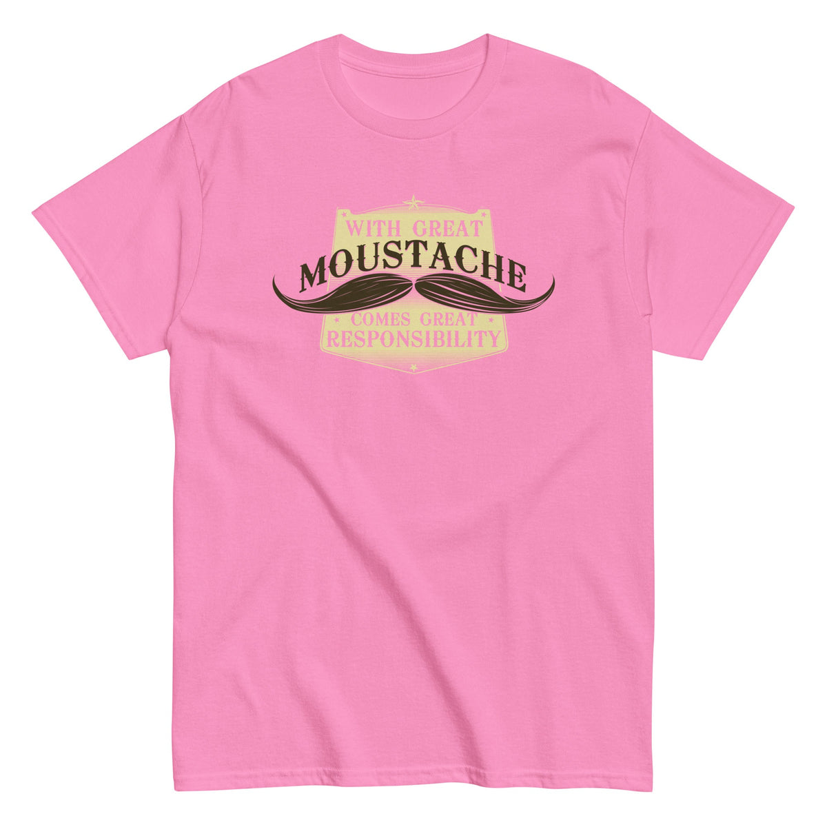 With Great Moustache Men's Classic Tee product image 4