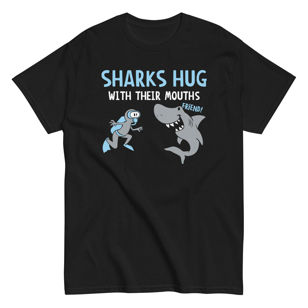 Sharks Hug With Their Mouths Men's Classic Tee product image 4