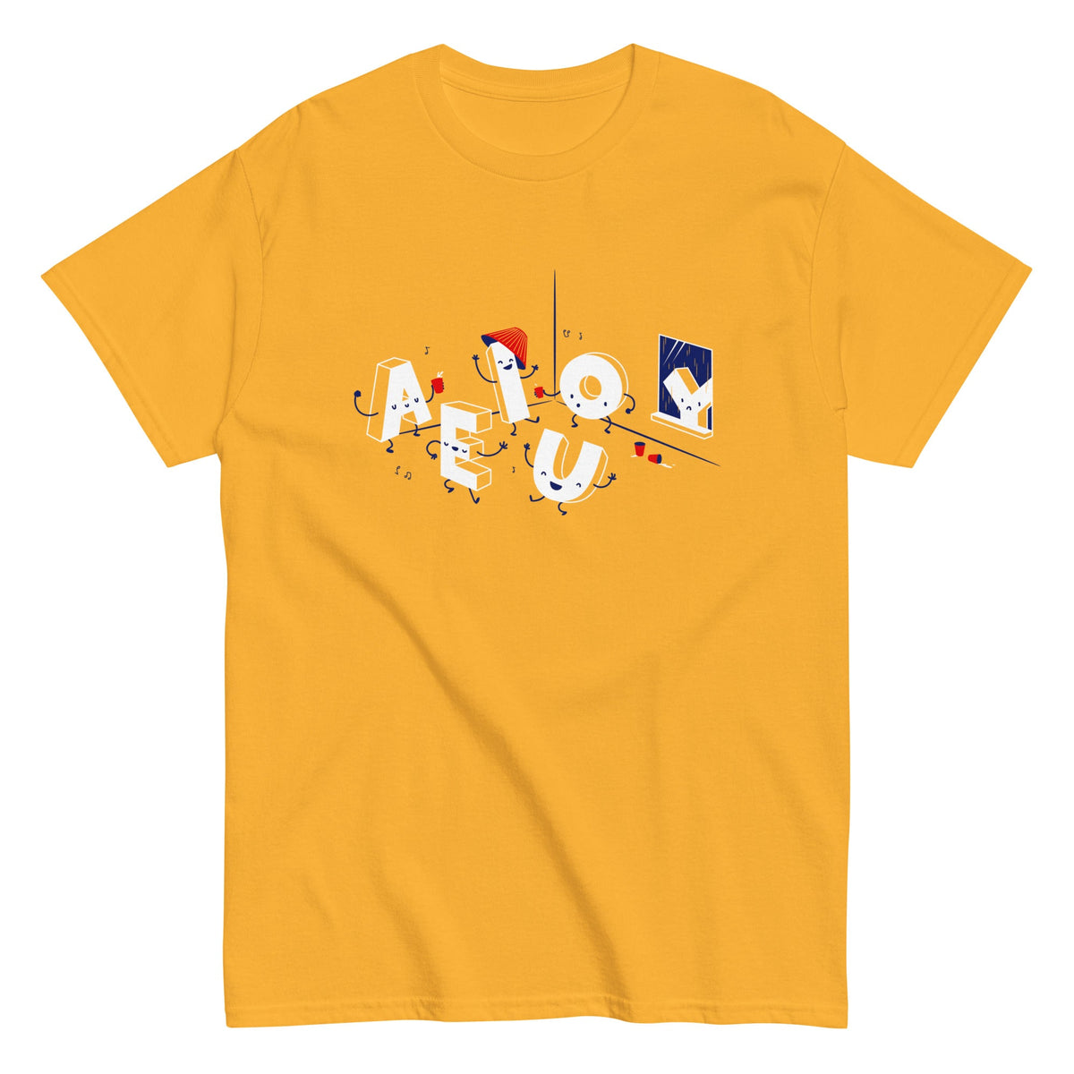 Vowel Party Time Men's Classic Tee product image 5