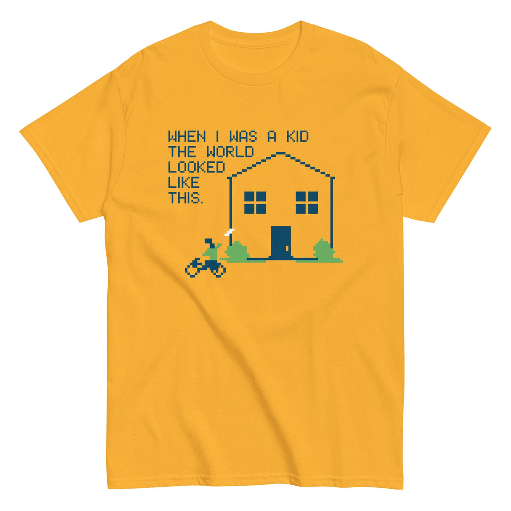 When I Was A Kid The World Men's Classic Tee product image 3