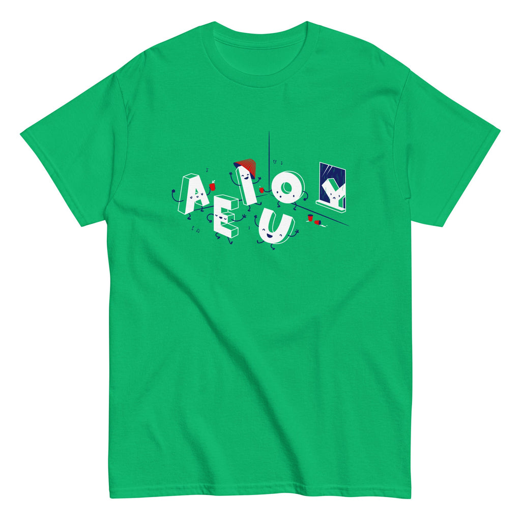Vowel Party Time Men's Classic Tee product image 3