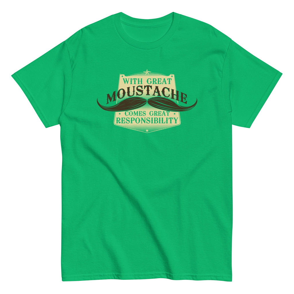 With Great Moustache Men's Classic Tee product image 1