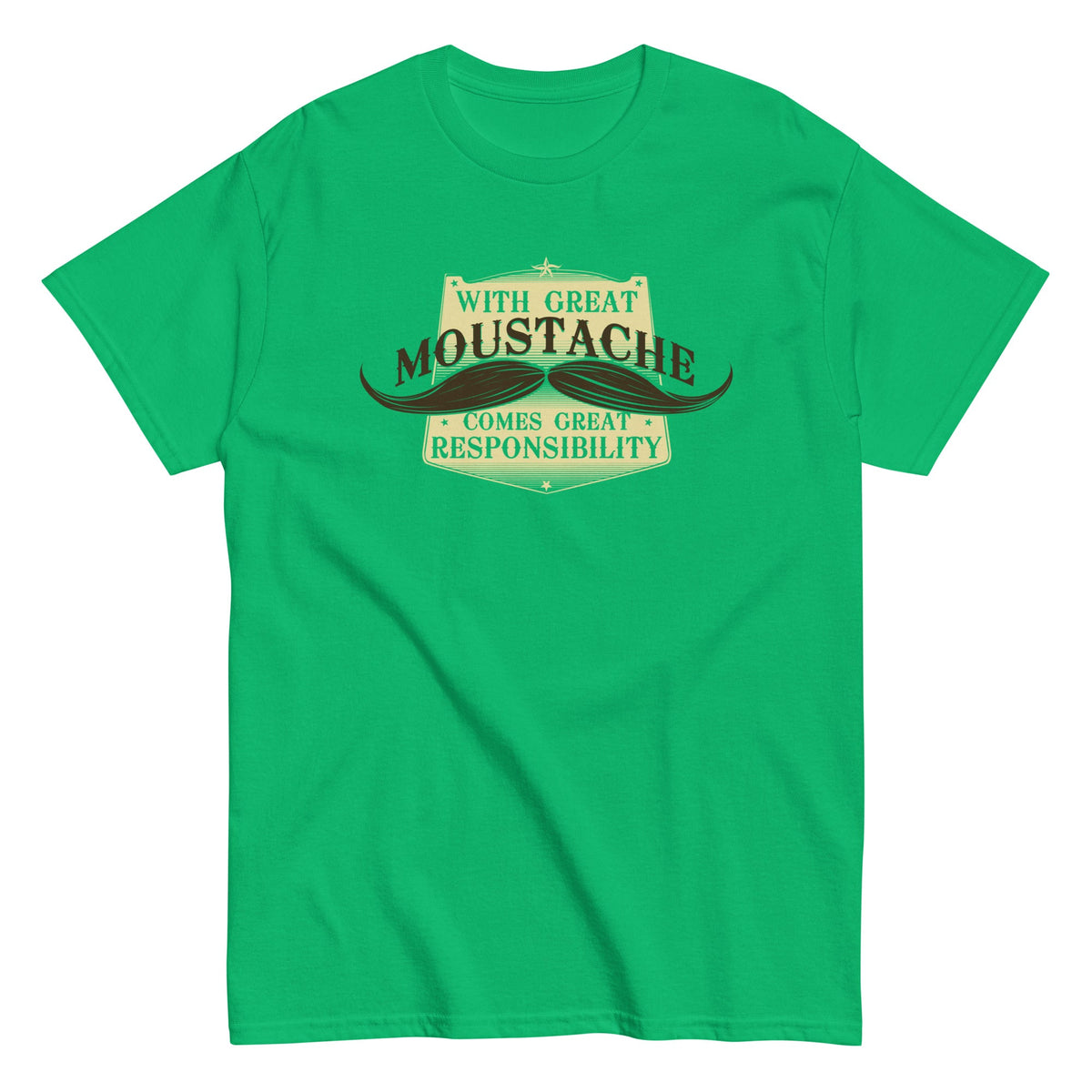 With Great Moustache Men's Classic Tee product image 1