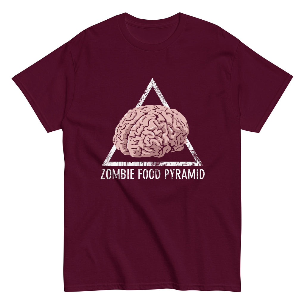 Zombie Food Pyramid Men's Classic Tee product image 3