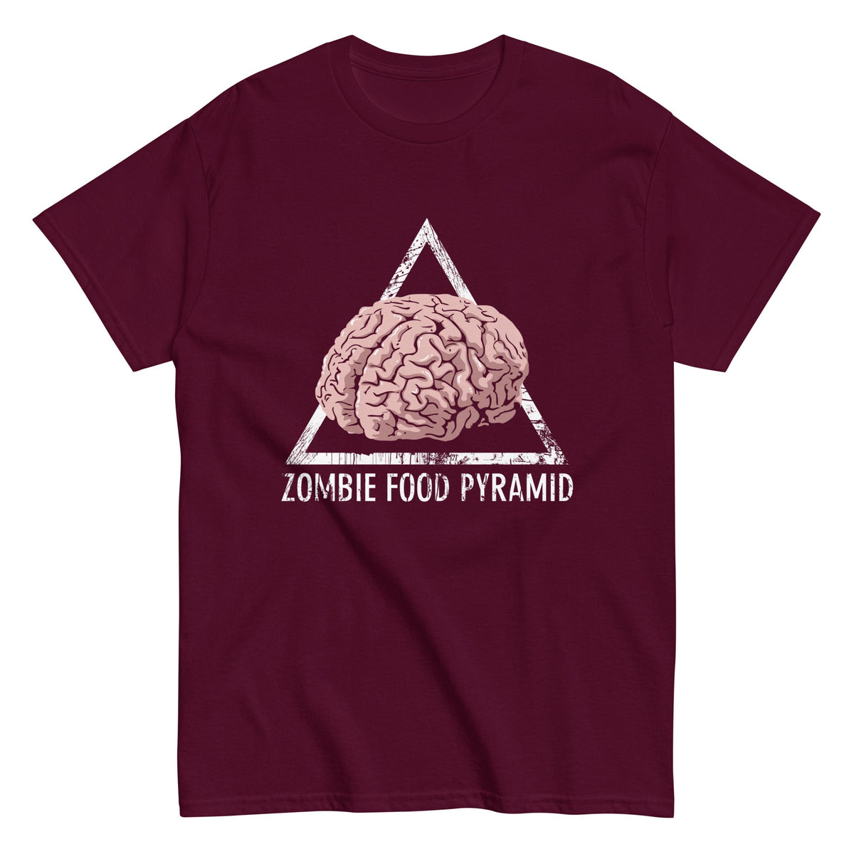 Zombie Food Pyramid Men's Classic Tee product image 3