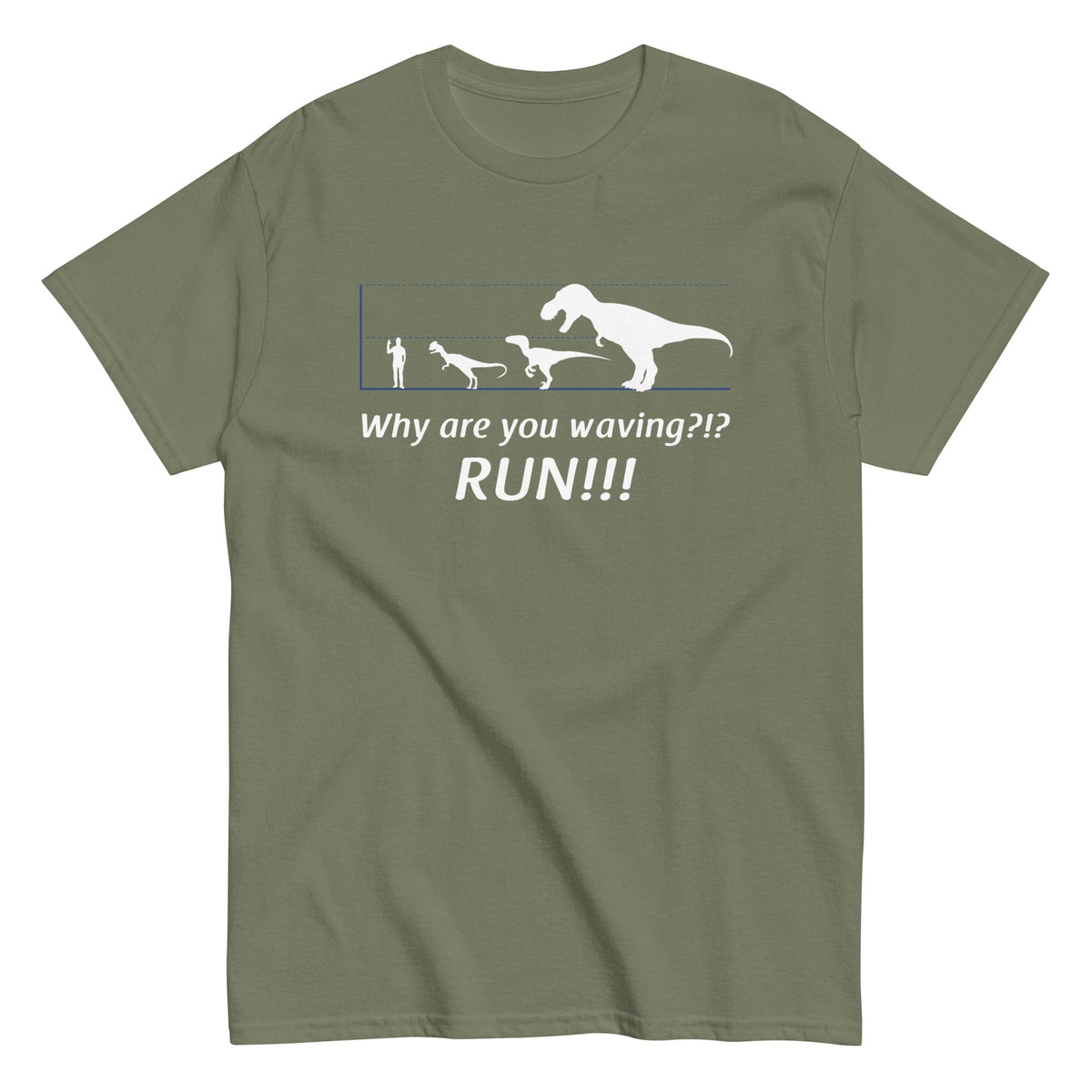 Why Are You Waving? Run! Men's Classic Tee product image 1