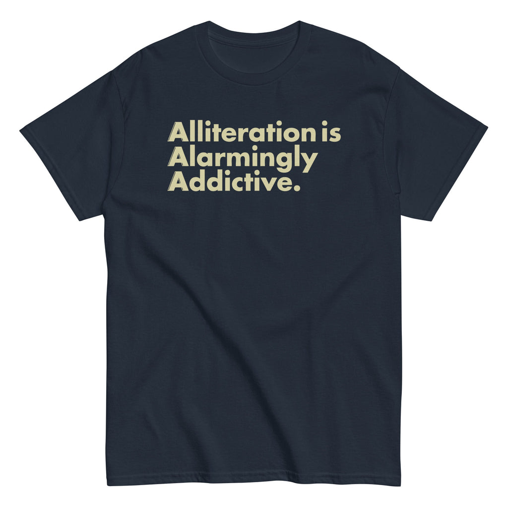 Alliteration Is Alarmingly Addictive Men's Classic Tee product image 2