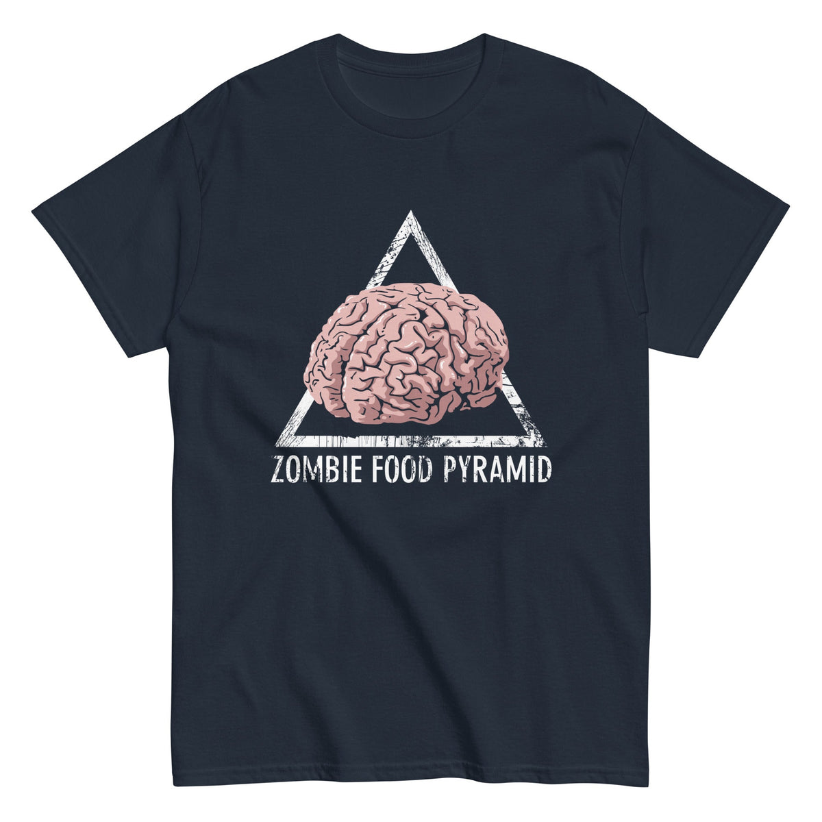 Zombie Food Pyramid Men's Classic Tee product image 4