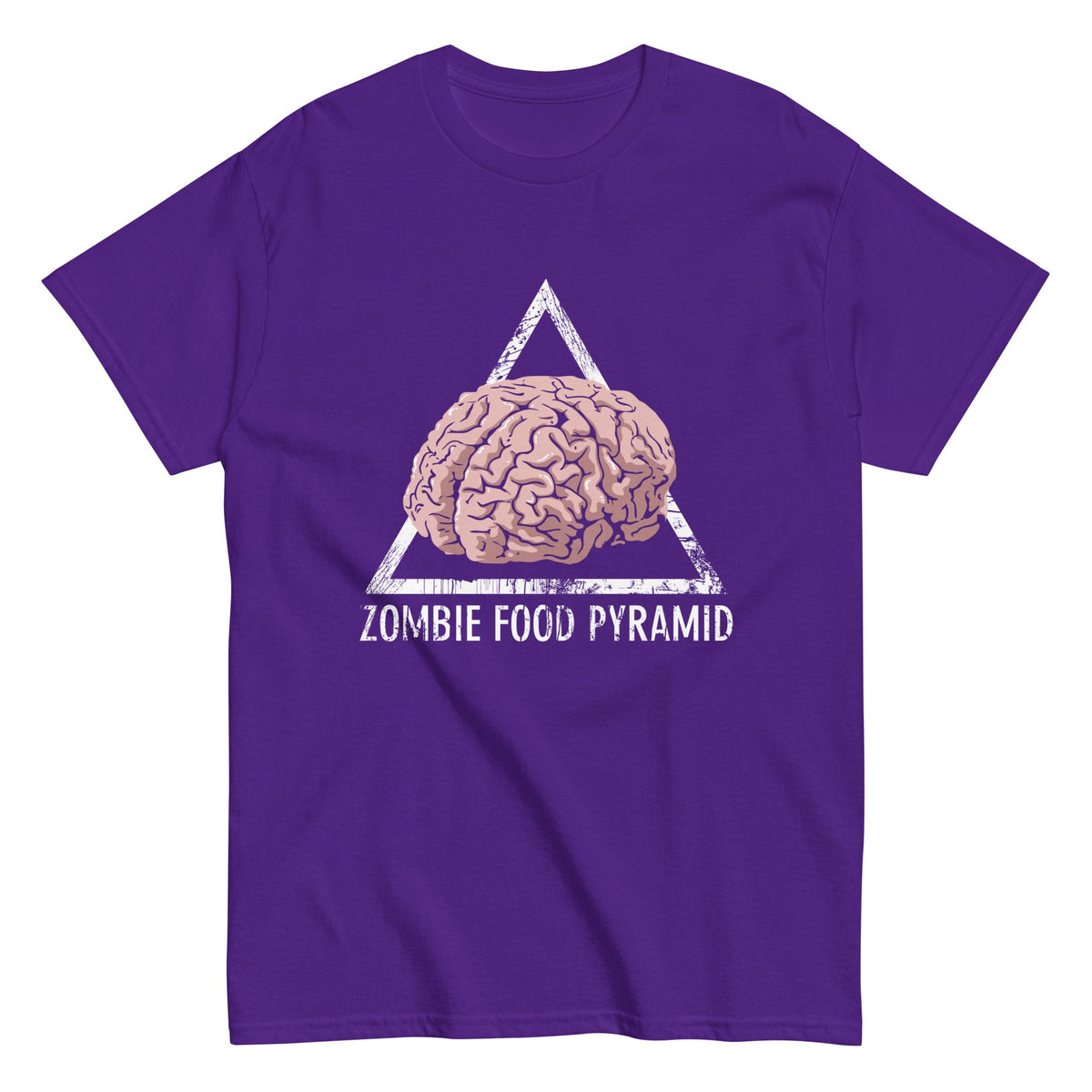 Zombie Food Pyramid Men's Classic Tee product image 5