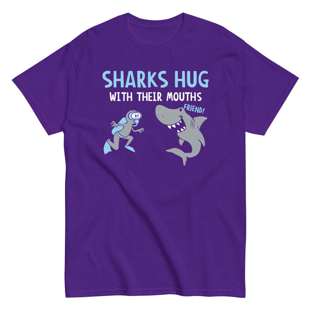 Sharks Hug With Their Mouths Men's Classic Tee product image 2