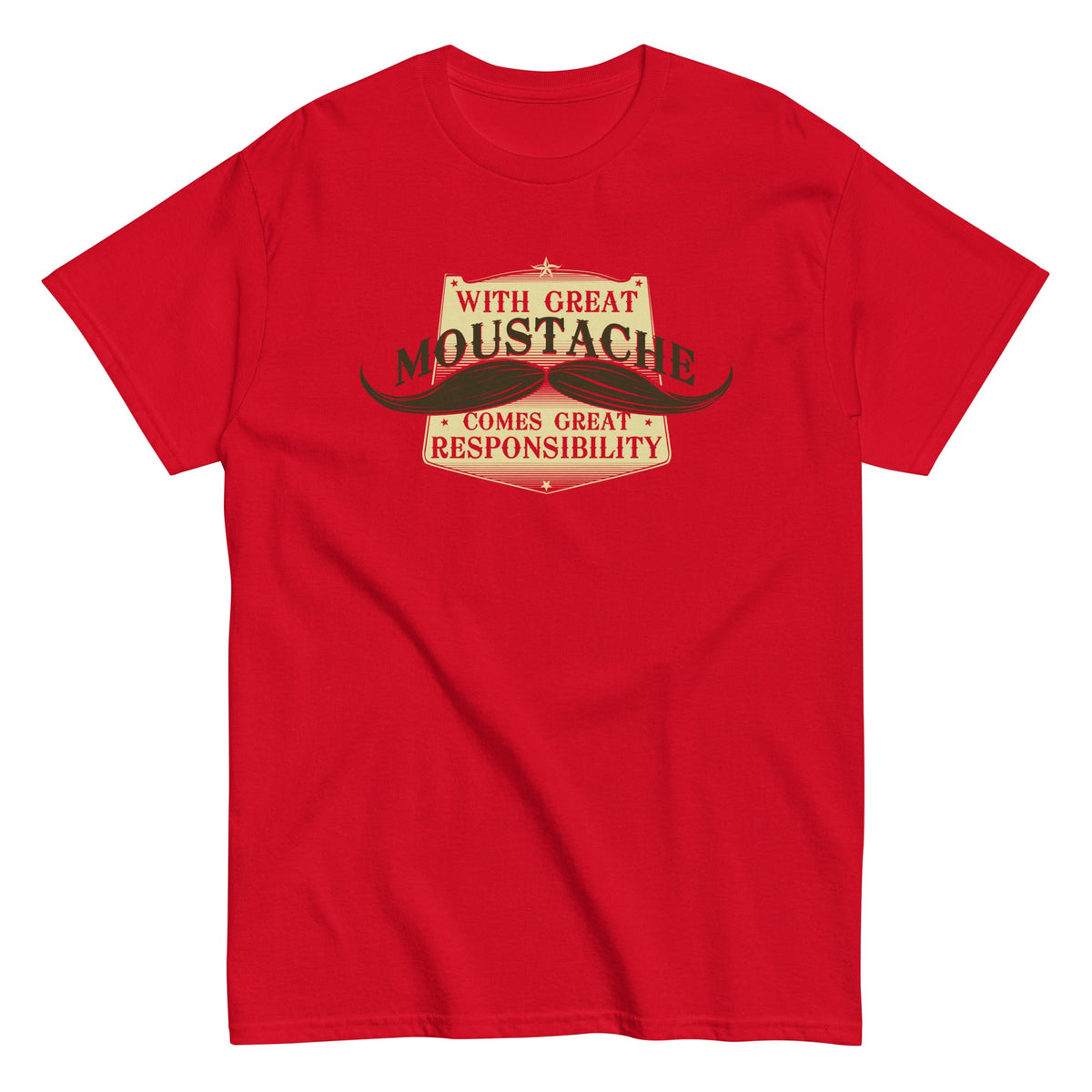 With Great Moustache Men's Classic Tee product image 2