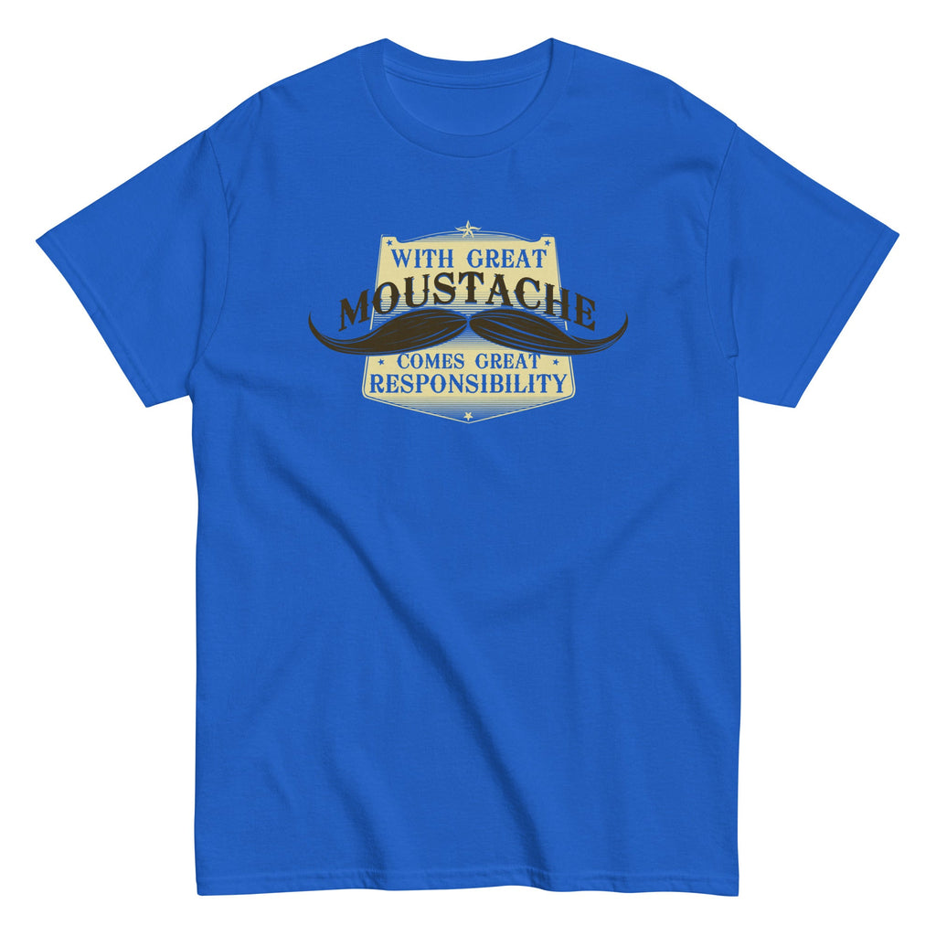 With Great Moustache Men's Classic Tee product image 3