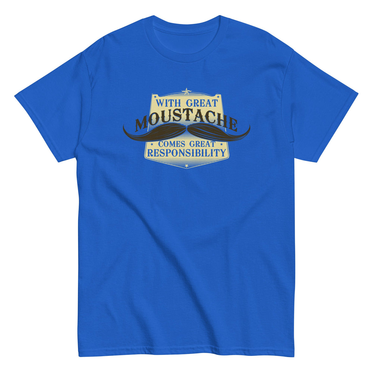 With Great Moustache Men's Classic Tee product image 3