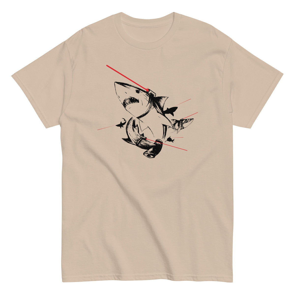 Sharks With Lasers Men's Classic Tee product image 4