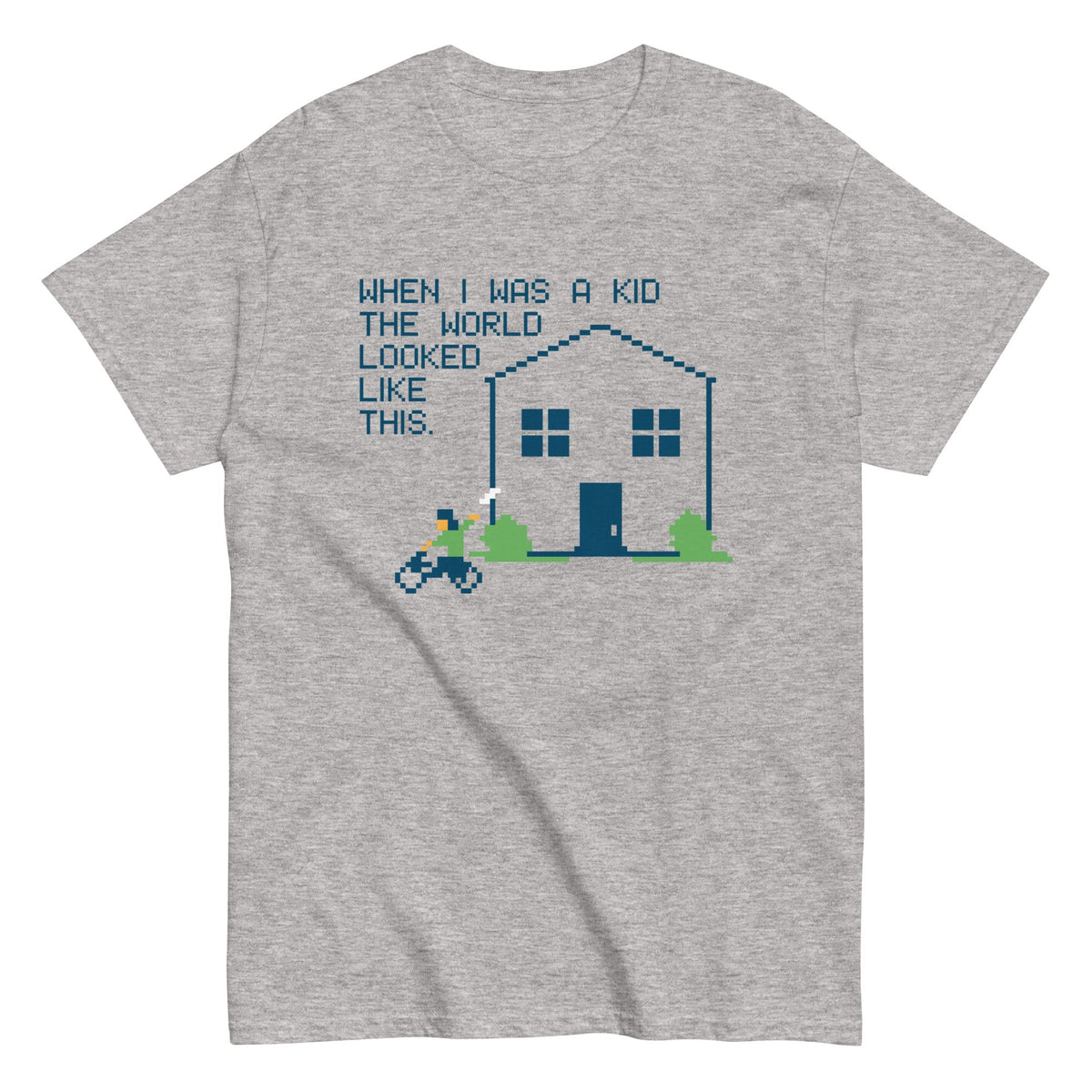 When I Was A Kid The World Men's Classic Tee product image 4