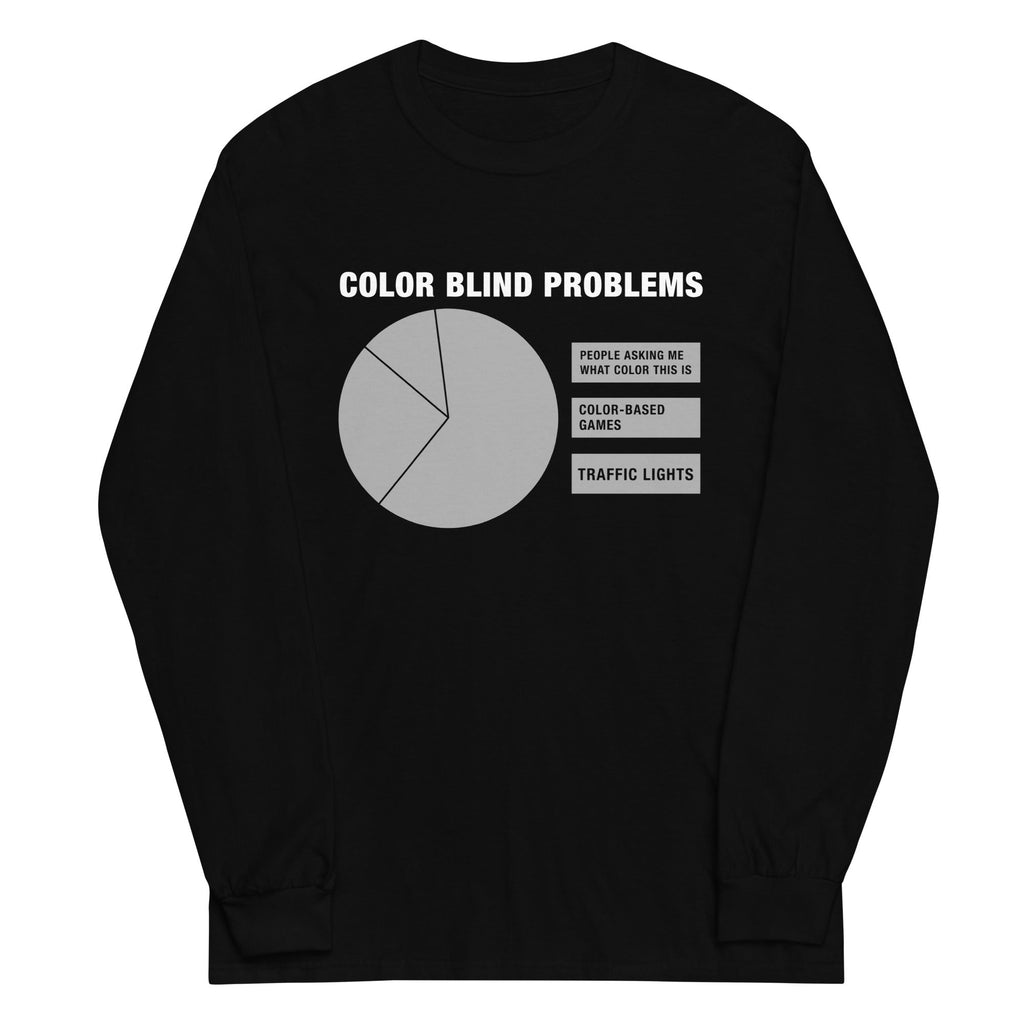 Color Blind Problems Unisex Long Sleeve Tee product image 1
