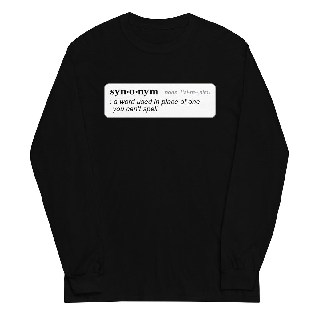 Synonym Definition Unisex Long Sleeve Tee product image 2