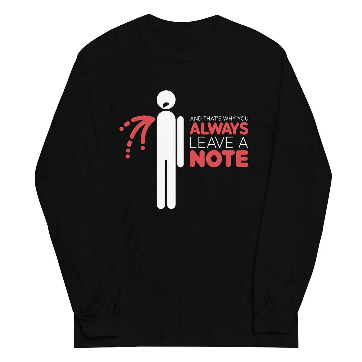 Always Leave A Note Unisex Long Sleeve Tee product image 1