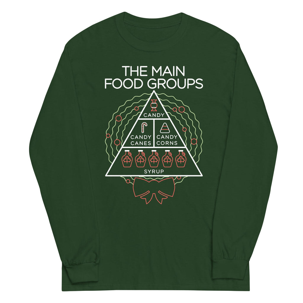 The Main Food Groups Unisex Long Sleeve Tee product image 2