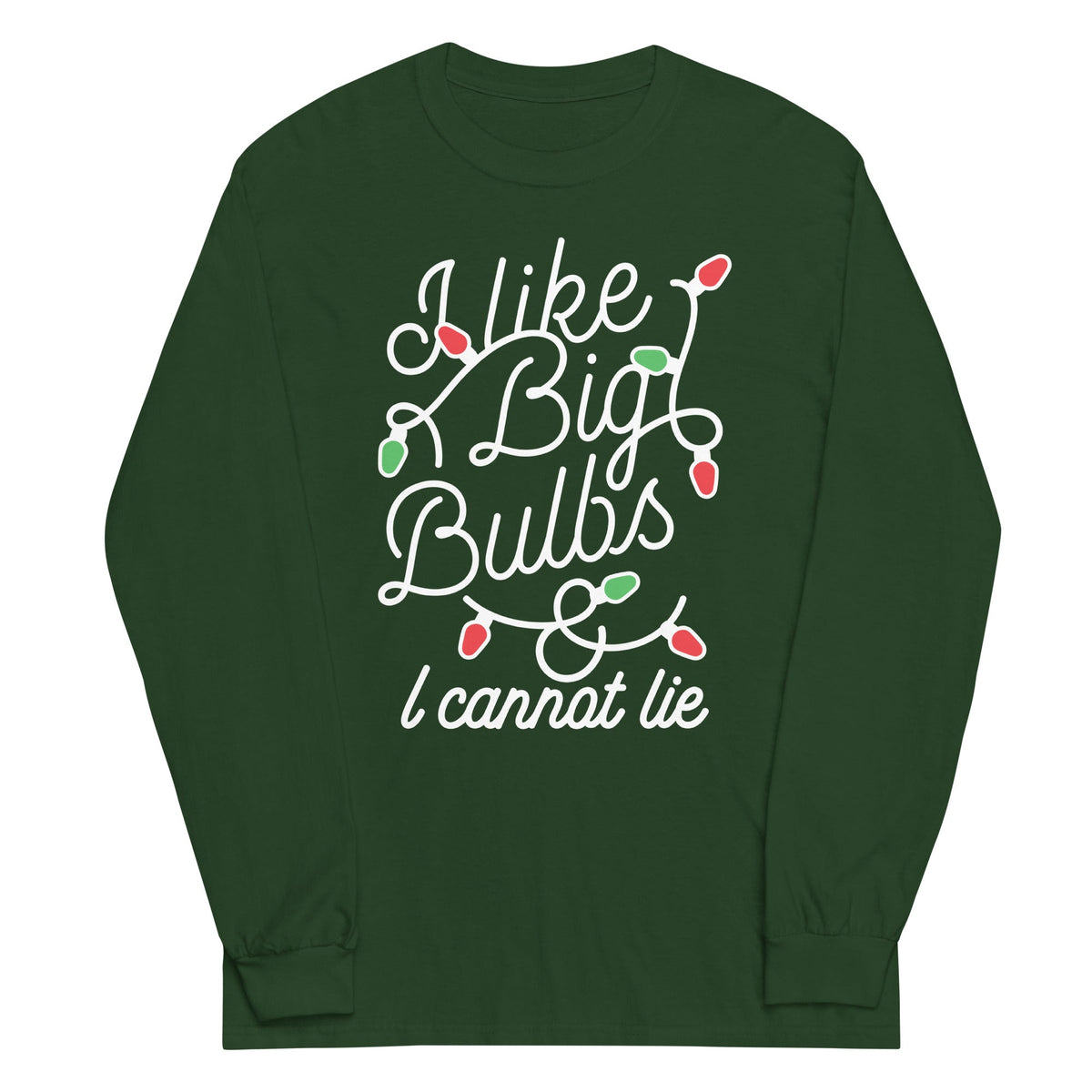 I Like Big Bulbs & I Cannot Lie Unisex Long Sleeve Tee product image 5