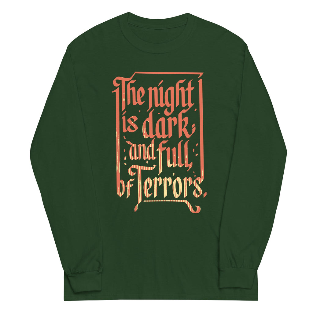 The Night Is Dark And Full Of Terrors Unisex Long Sleeve Tee product image 3
