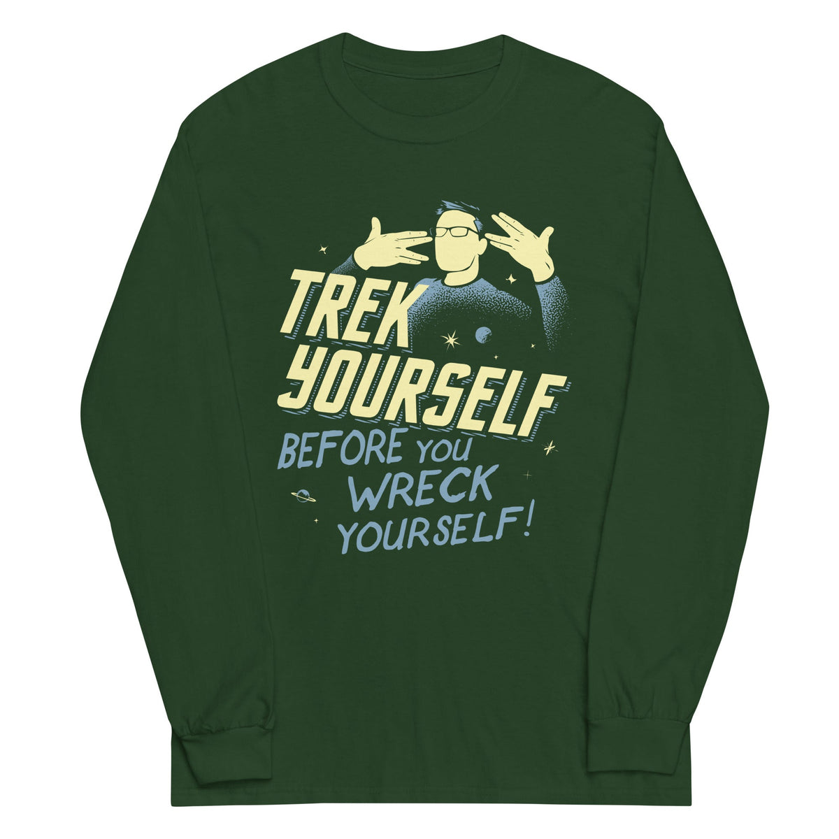 Trek Yourself Before You Wreck Unisex Long Sleeve Tee product image 4