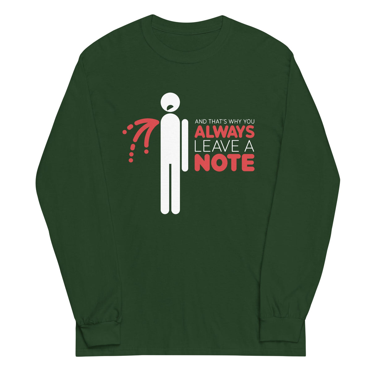 Always Leave A Note Unisex Long Sleeve Tee product image 3