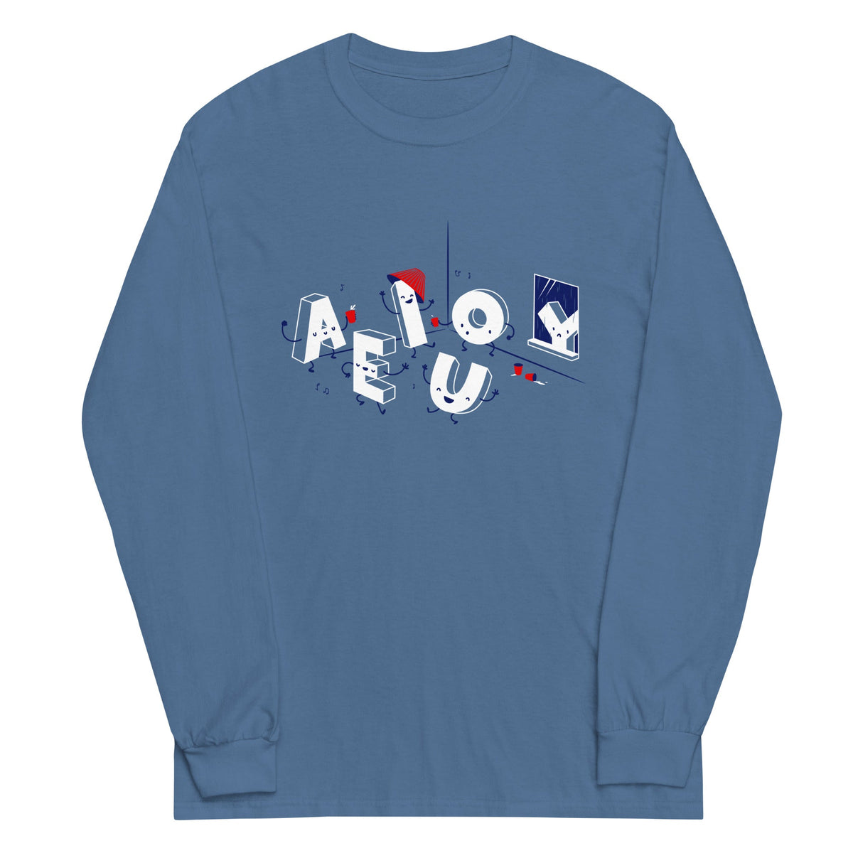 Vowel Party Time Unisex Long Sleeve Tee product image 2