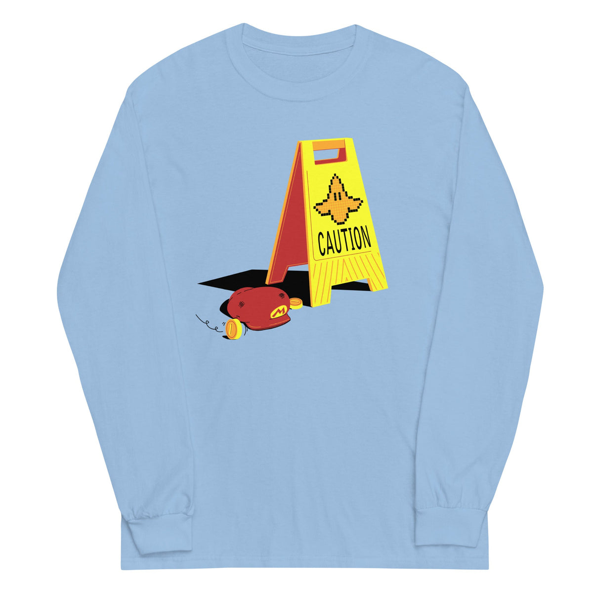Caution Banana Unisex Long Sleeve Tee product image 3