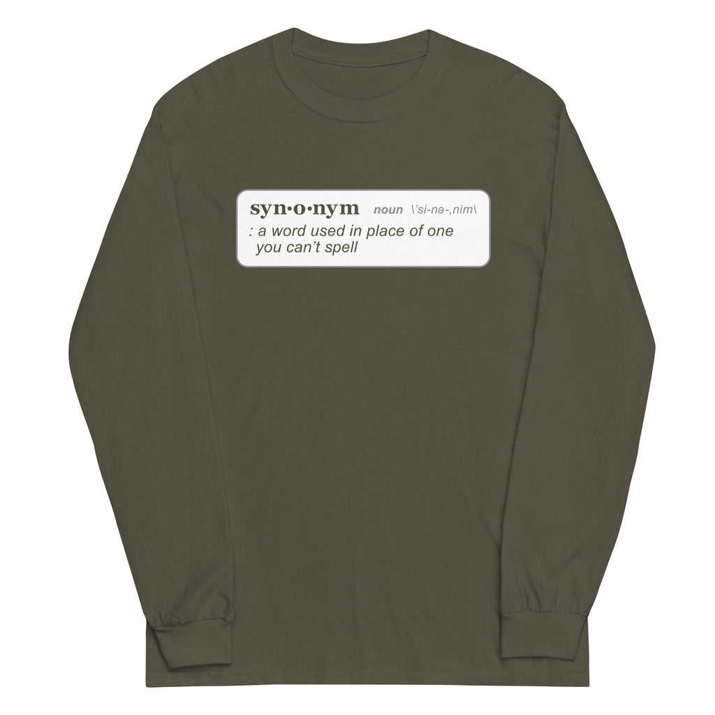 Synonym Definition Unisex Long Sleeve Tee product image 6
