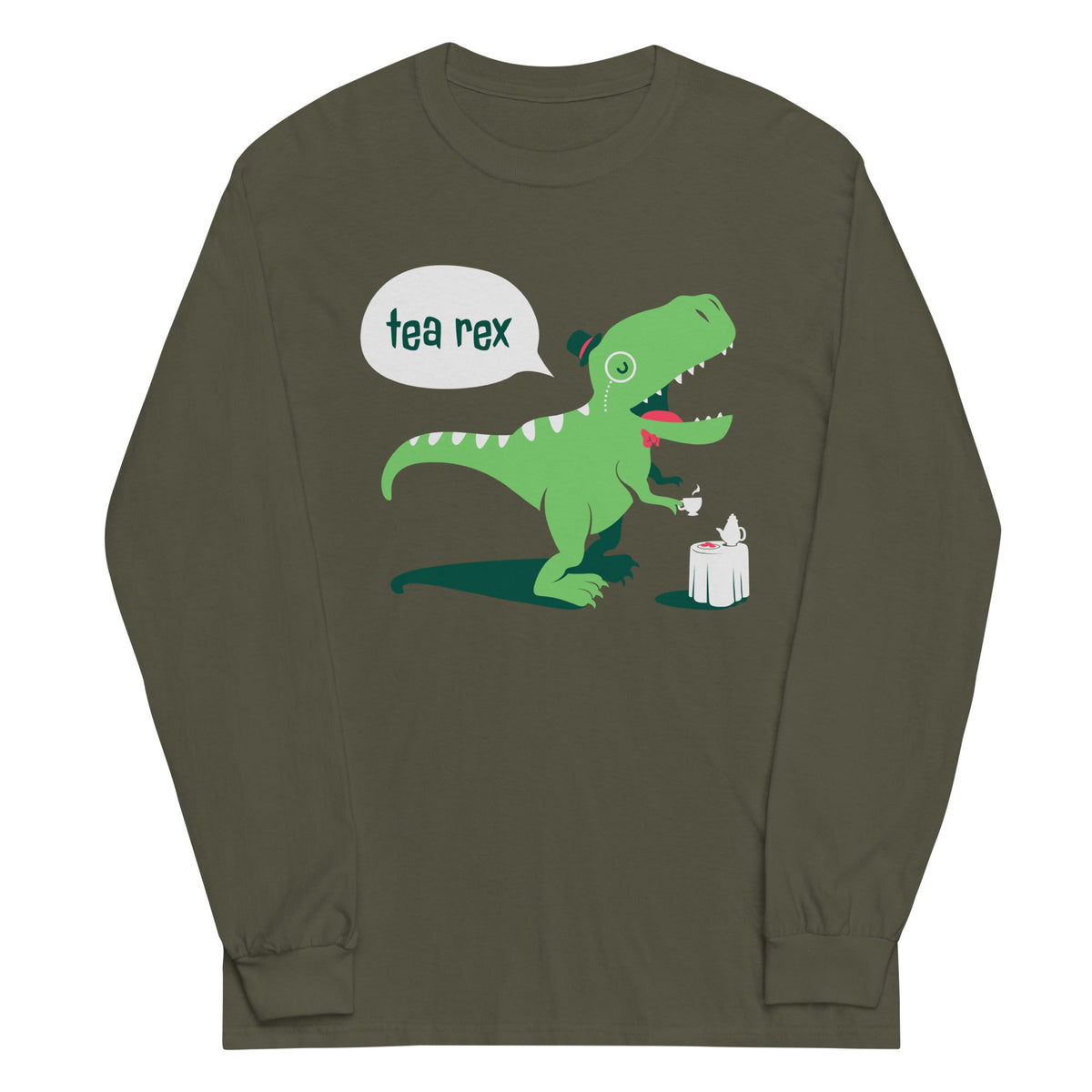 Tea Rex Unisex Long Sleeve Tee product image 4