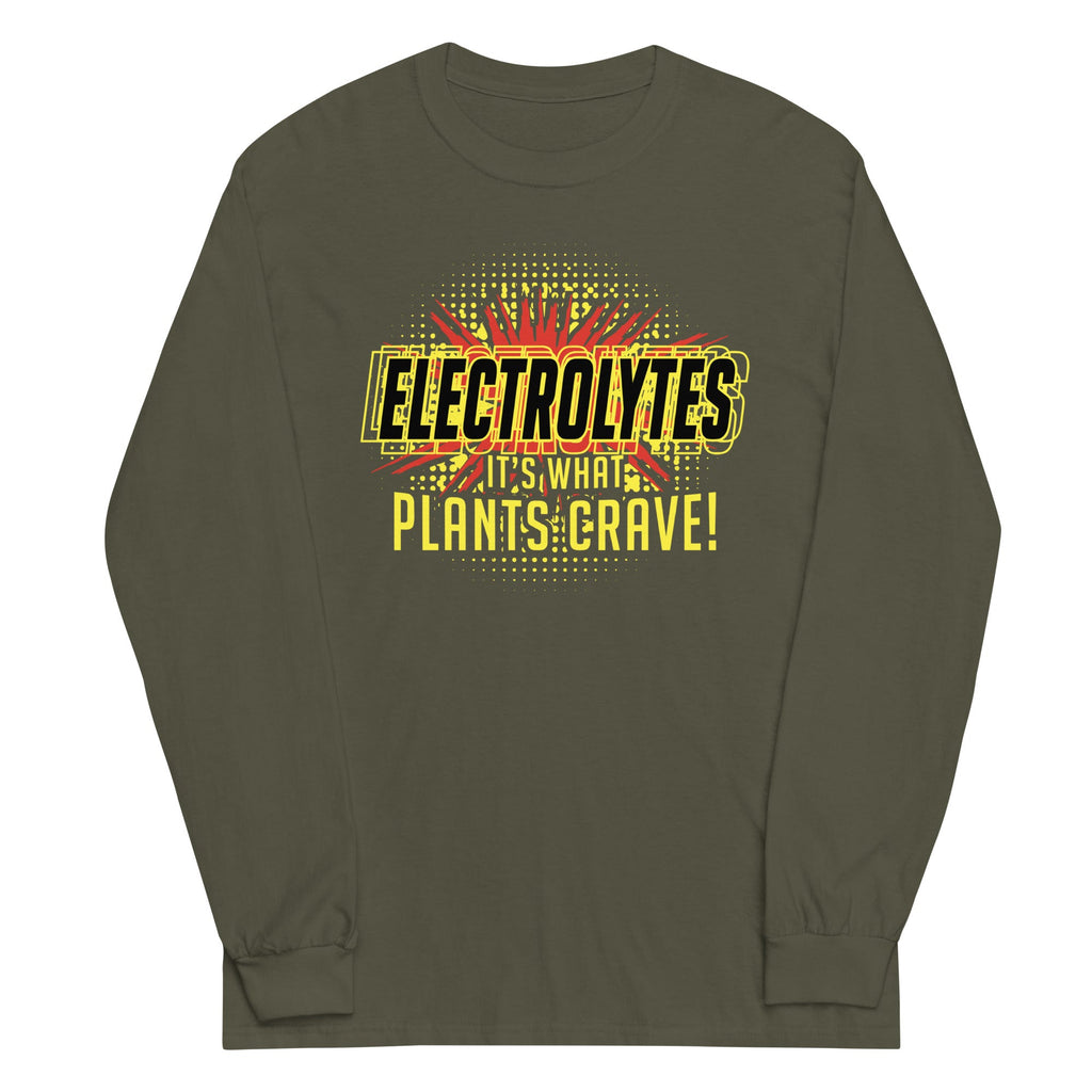 Electrolytes, It's What Plants Crave! Unisex Long Sleeve Tee product image 2