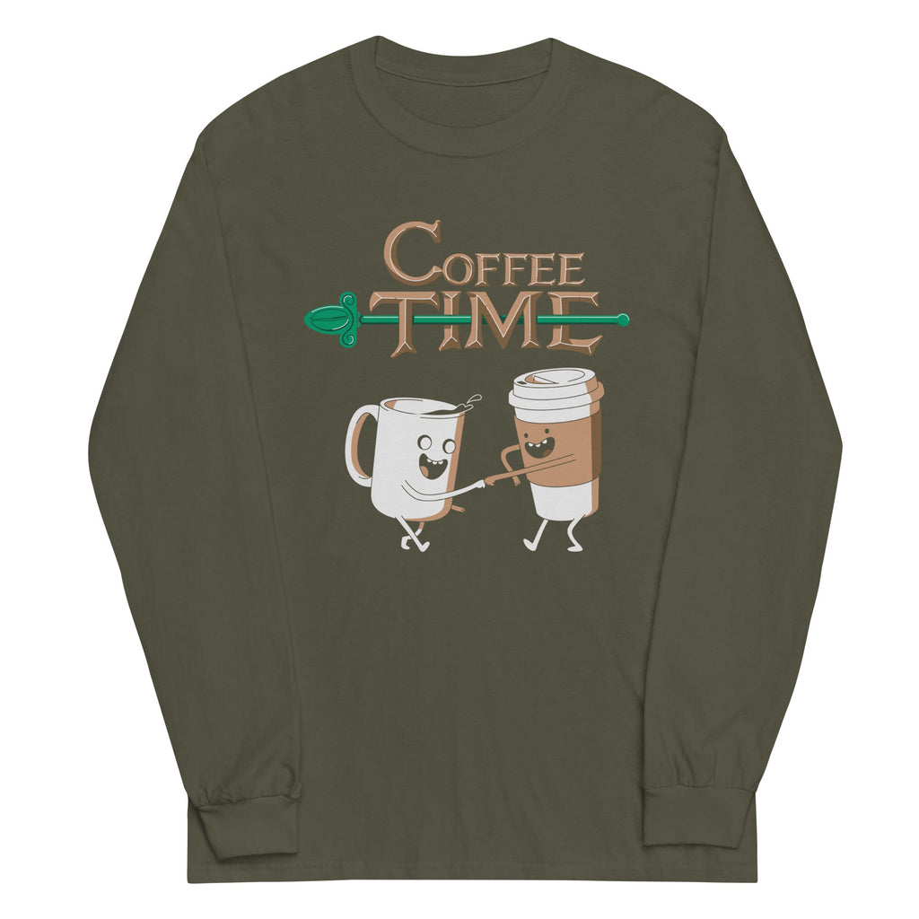Coffee Time Unisex Long Sleeve Tee product image 5