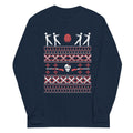 Zombie Christmas Sweater Unisex Long Sleeve Tee product image 1