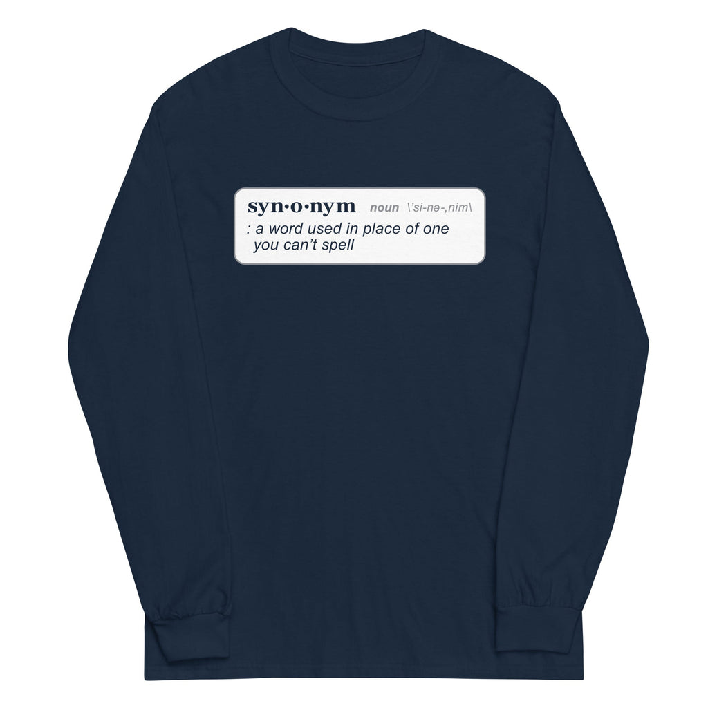 Synonym Definition Unisex Long Sleeve Tee product image 1
