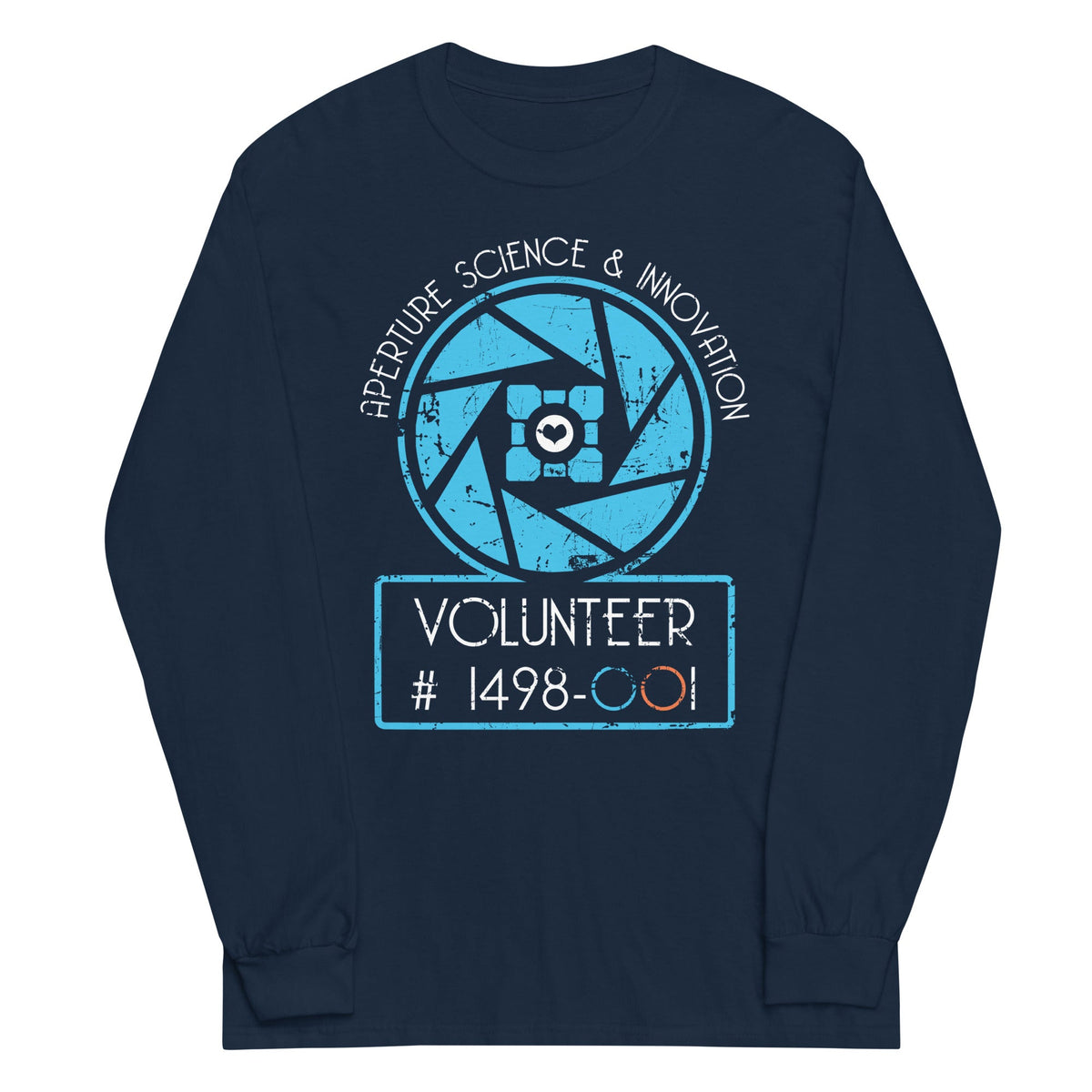 Aperture Science Volunteer Unisex Long Sleeve Tee product image 2