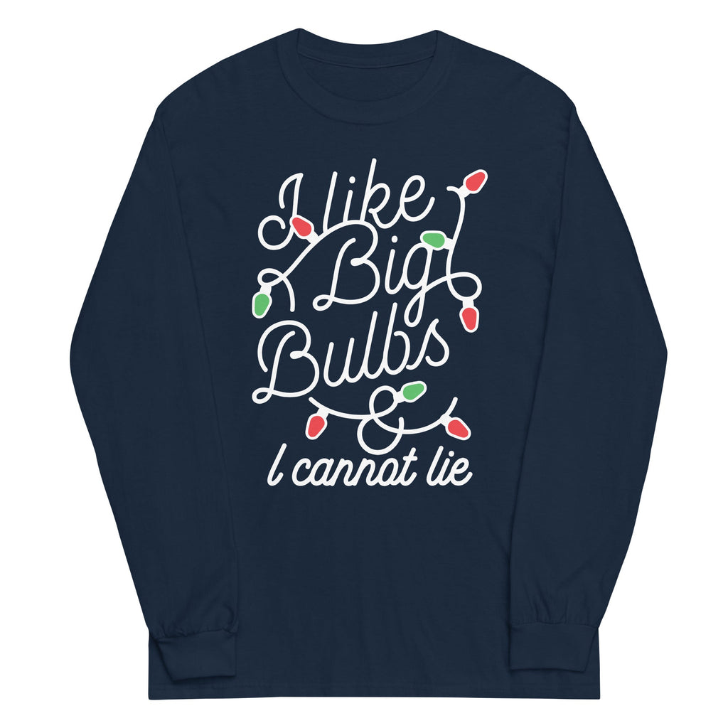 I Like Big Bulbs & I Cannot Lie Unisex Long Sleeve Tee product image 3