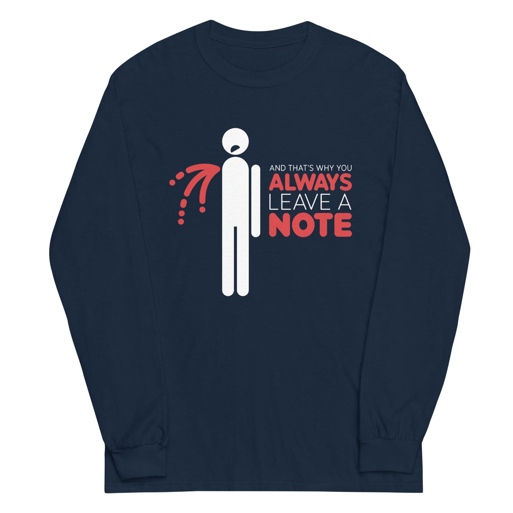Always Leave A Note Unisex Long Sleeve Tee product image 2