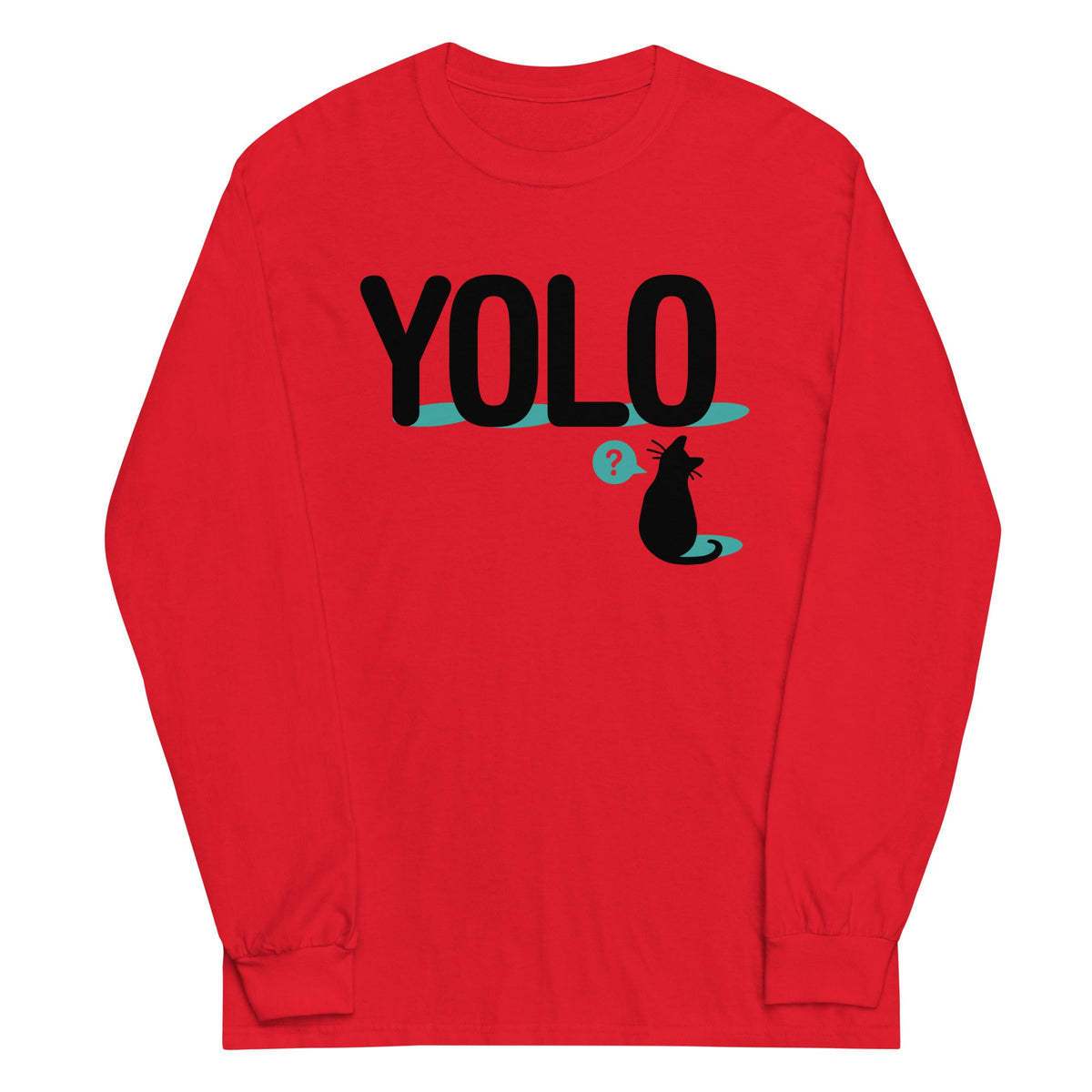 YOLO Cat Unisex Long Sleeve Tee product image 5