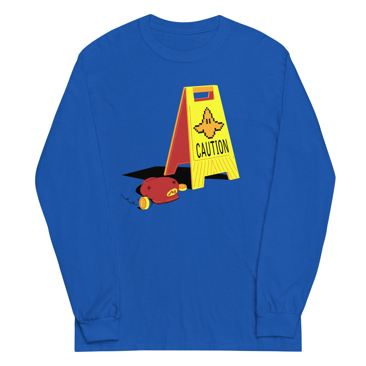 Caution Banana Unisex Long Sleeve Tee product image 1