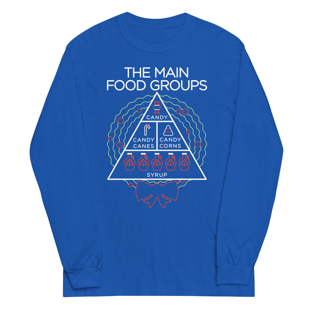 The Main Food Groups Unisex Long Sleeve Tee product image 5