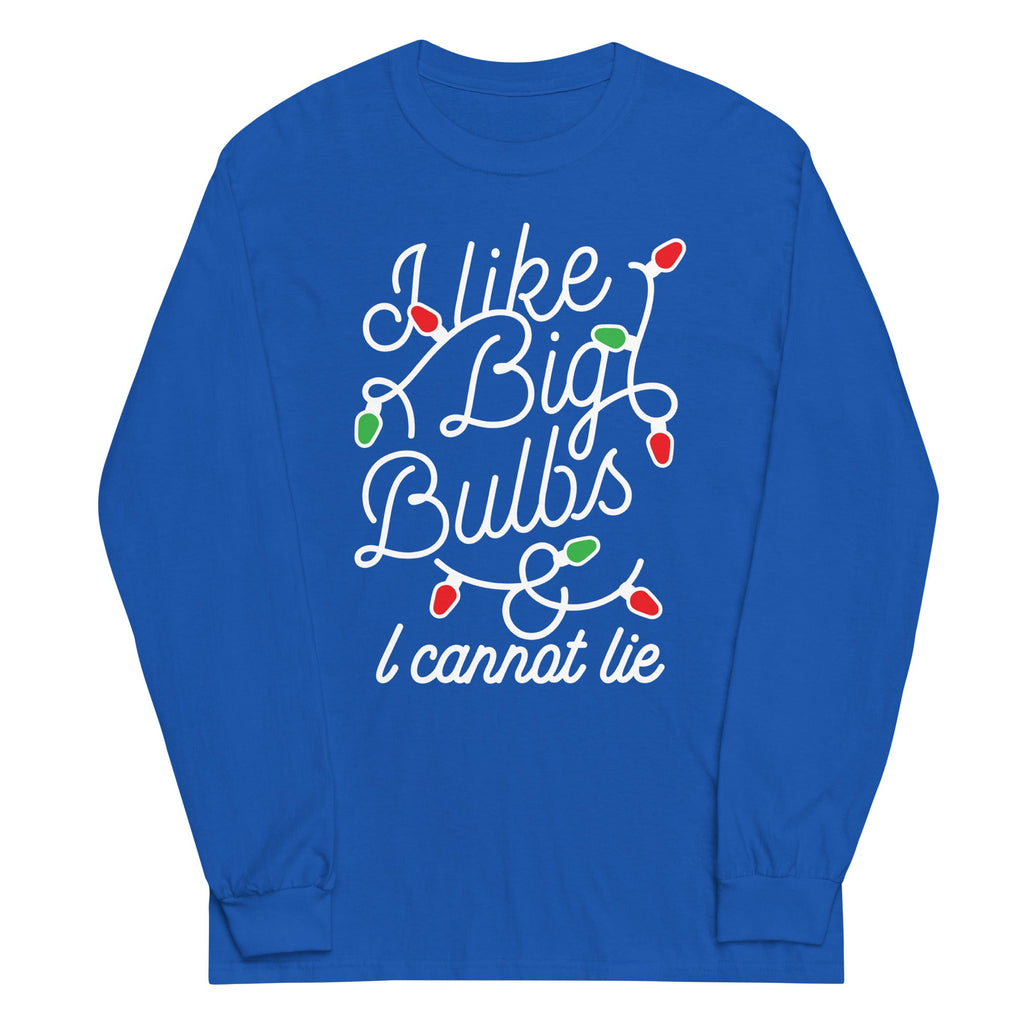 I Like Big Bulbs & I Cannot Lie Unisex Long Sleeve Tee product image 6