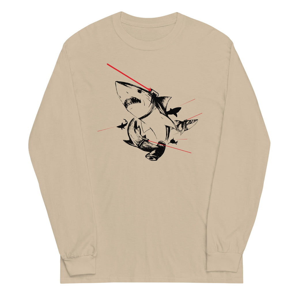 Sharks With Lasers Unisex Long Sleeve Tee product image 3