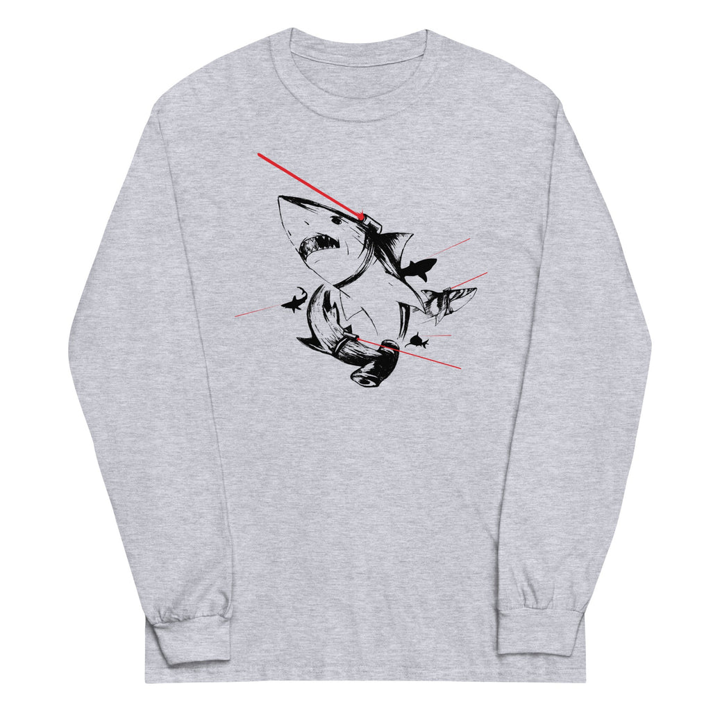 Sharks With Lasers Unisex Long Sleeve Tee product image 2