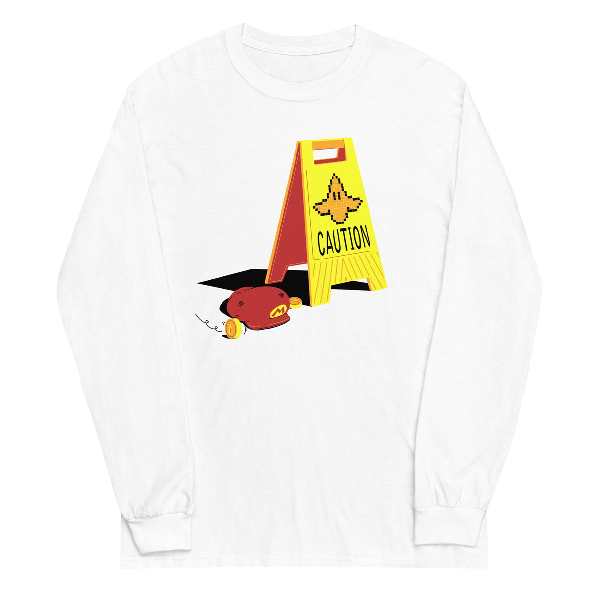 Caution Banana Unisex Long Sleeve Tee product image 4