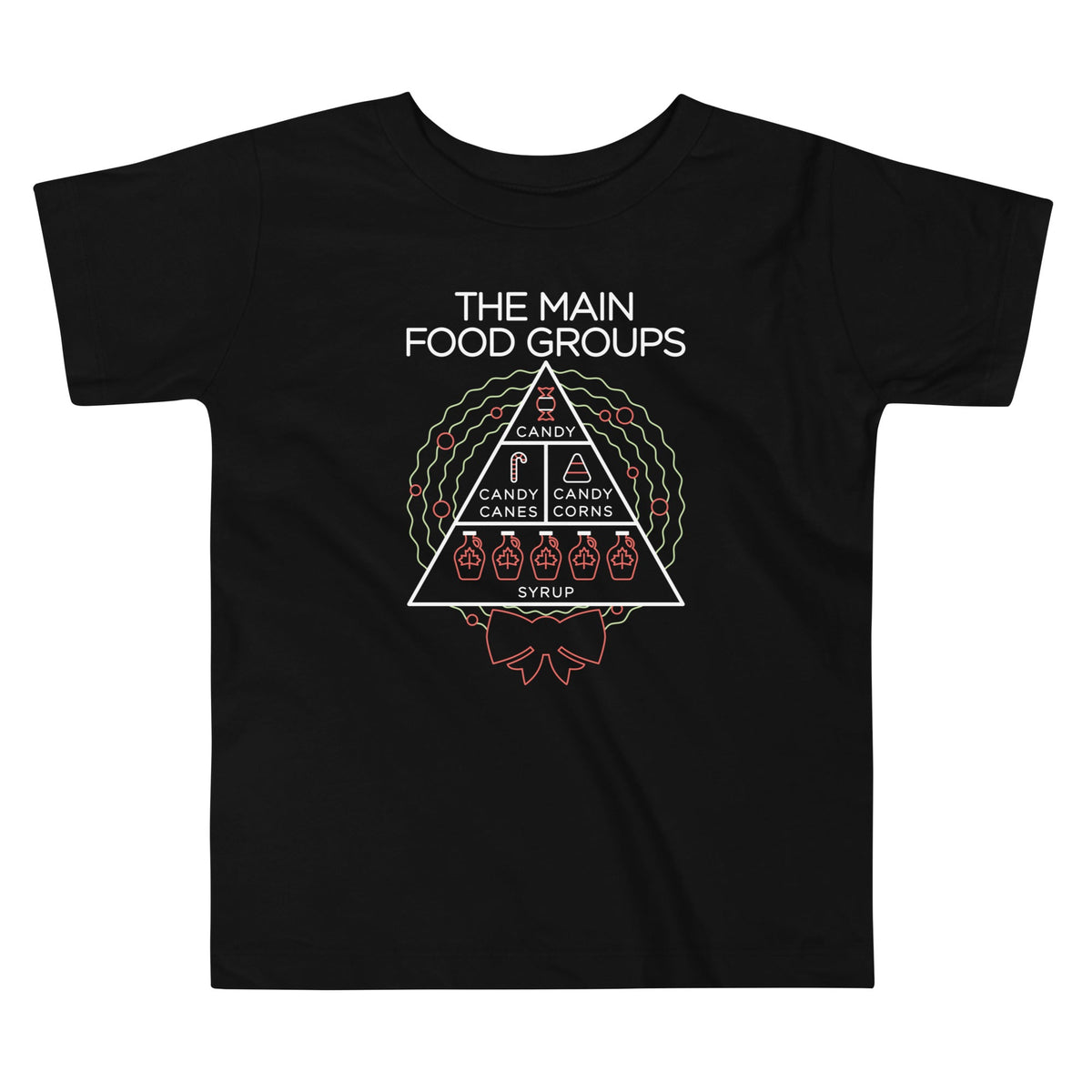 The Main Food Groups Kid's Toddler Tee product image 1