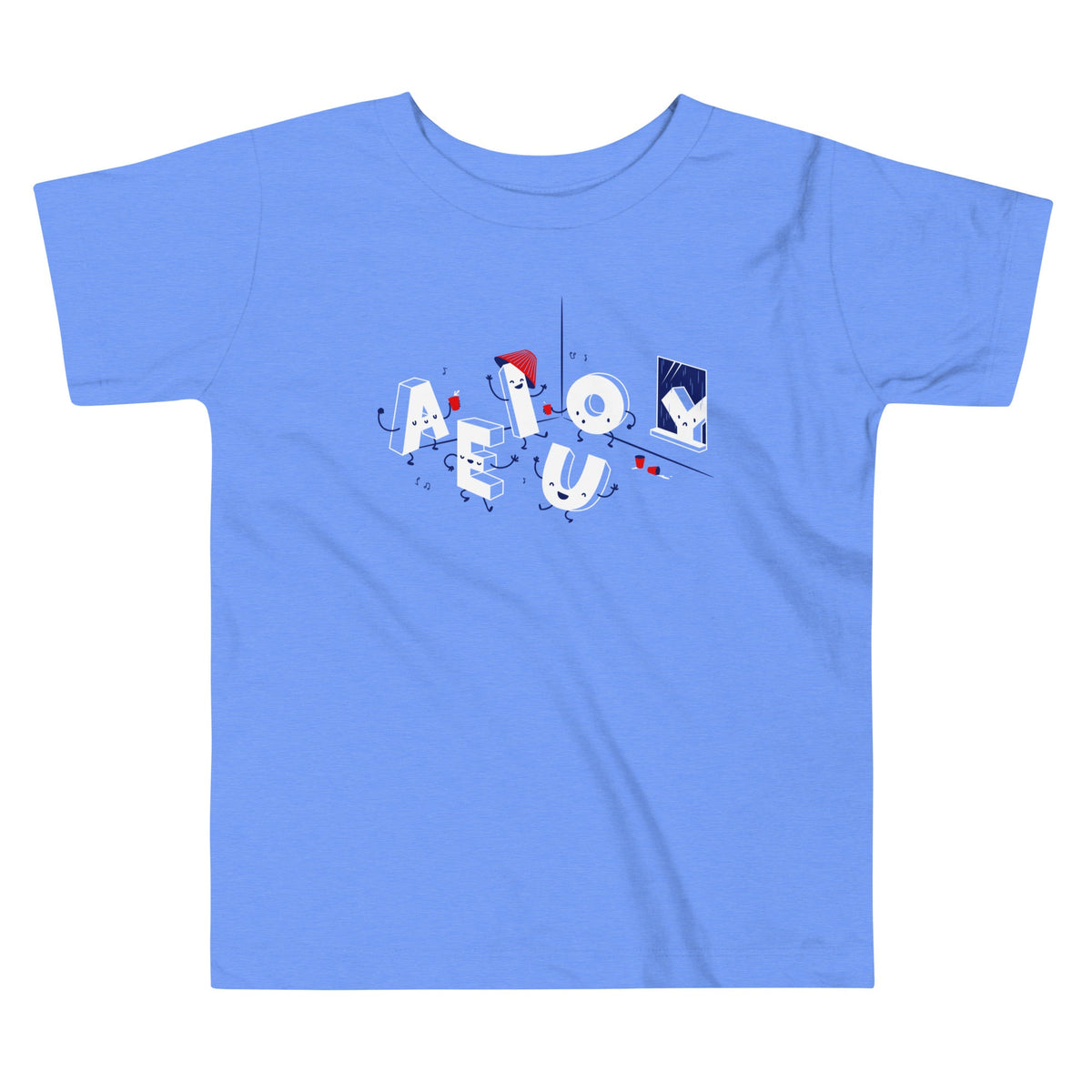 Vowel Party Time Kid's Toddler Tee product image 1